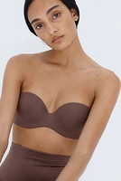Padded Microfiber Balconette Bra