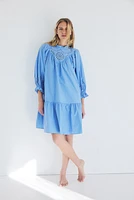 Dress with Eyelet Embroidery