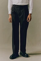 Relaxed Fit Suit Pants