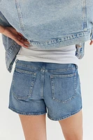 MAMA Denim Shorts