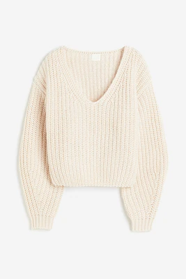 Rib-knit Sweater