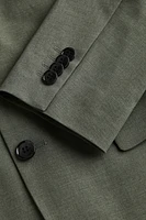 Slim Fit Single-Breasted Jacket