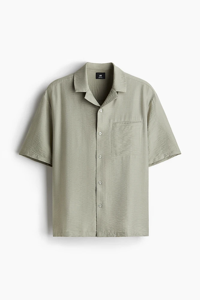 Regular Fit Textured resort shirt