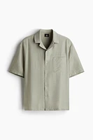 Regular Fit Textured resort shirt