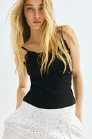 Lace-Detail Camisole Top