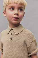 Cotton-Knit Polo Shirt