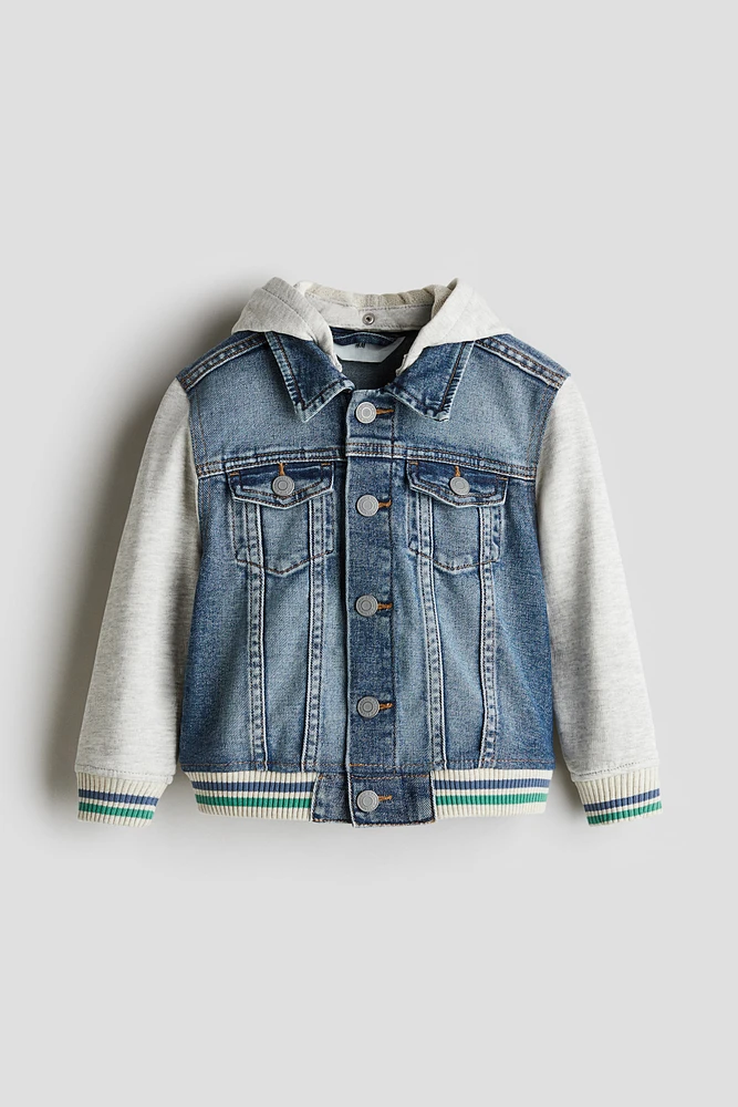 Hooded Denim Jacket