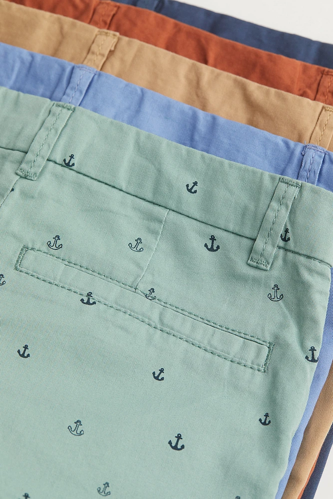 5-pack Slim Fit Chino Shorts