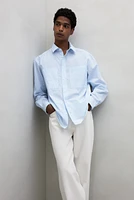 Loose Fit Poplin Shirt