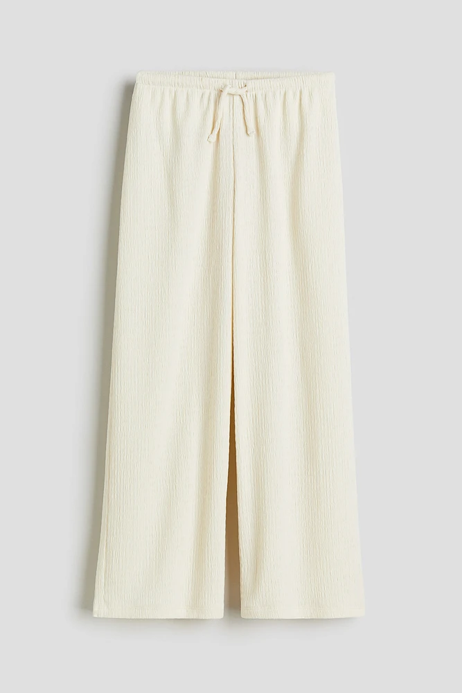 Crinkled Jersey Pants