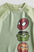 T-shirt de bain imprimé FPS 50