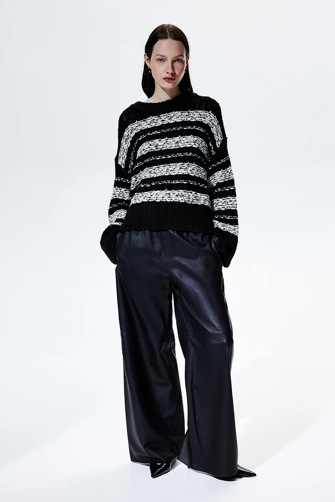 Jacquard-Knit Sweater