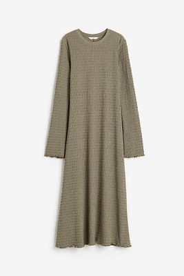 Textured Jersey Dress