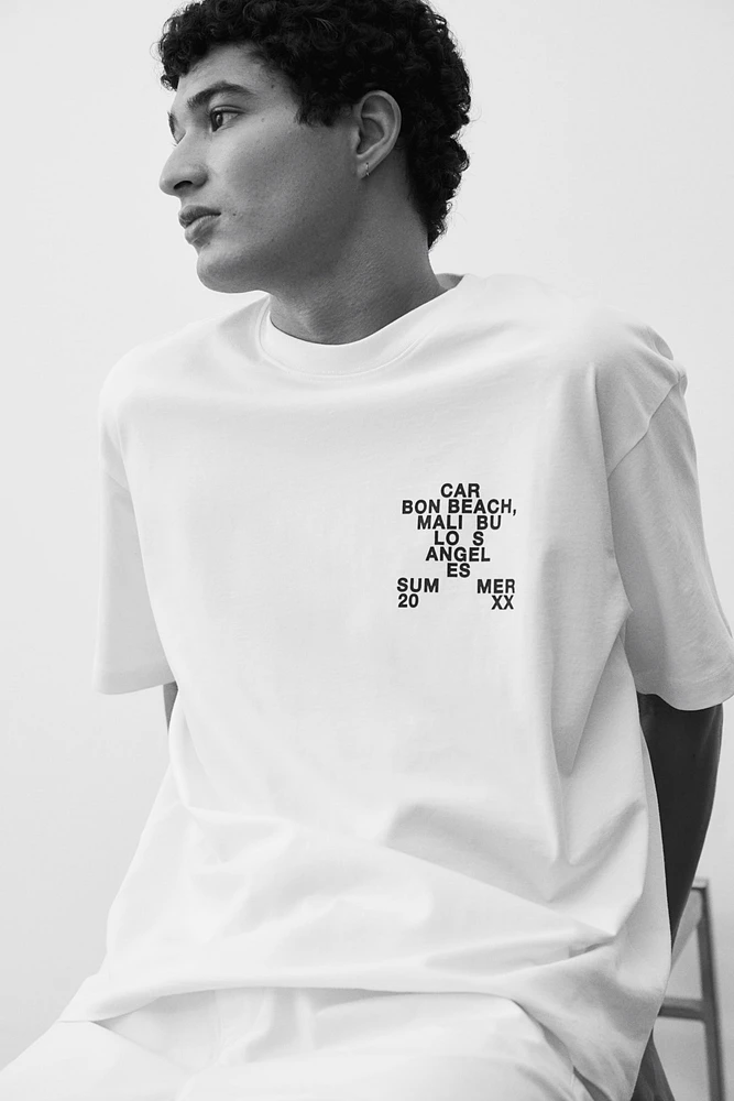 T-shirt imprimé Coupe Flottante