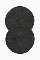 2-pack Round Placemats