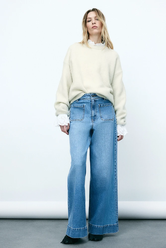 Chandail Grande Taille en mohair mélangé