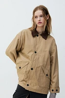 Oversized Canvas Jacket