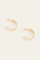 Wide Hoop Earrings