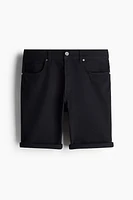 Slim Fit Cotton Twill Shorts