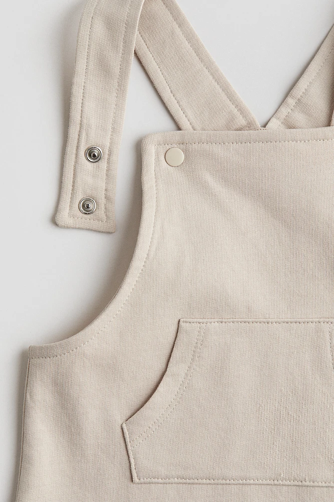 Salopette short en molleton