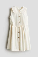 Sleeveless Shirt Dress