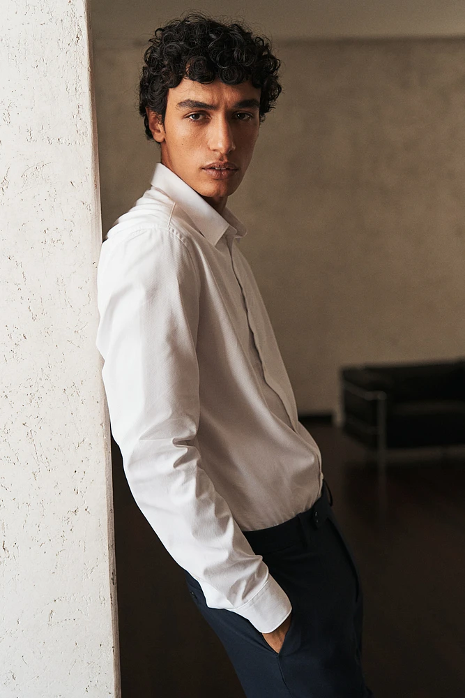 Slim Fit Pima Cotton Shirt