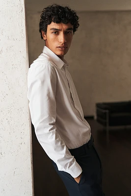 Slim Fit Pima Cotton Shirt