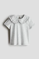 Cotton Top with Collar