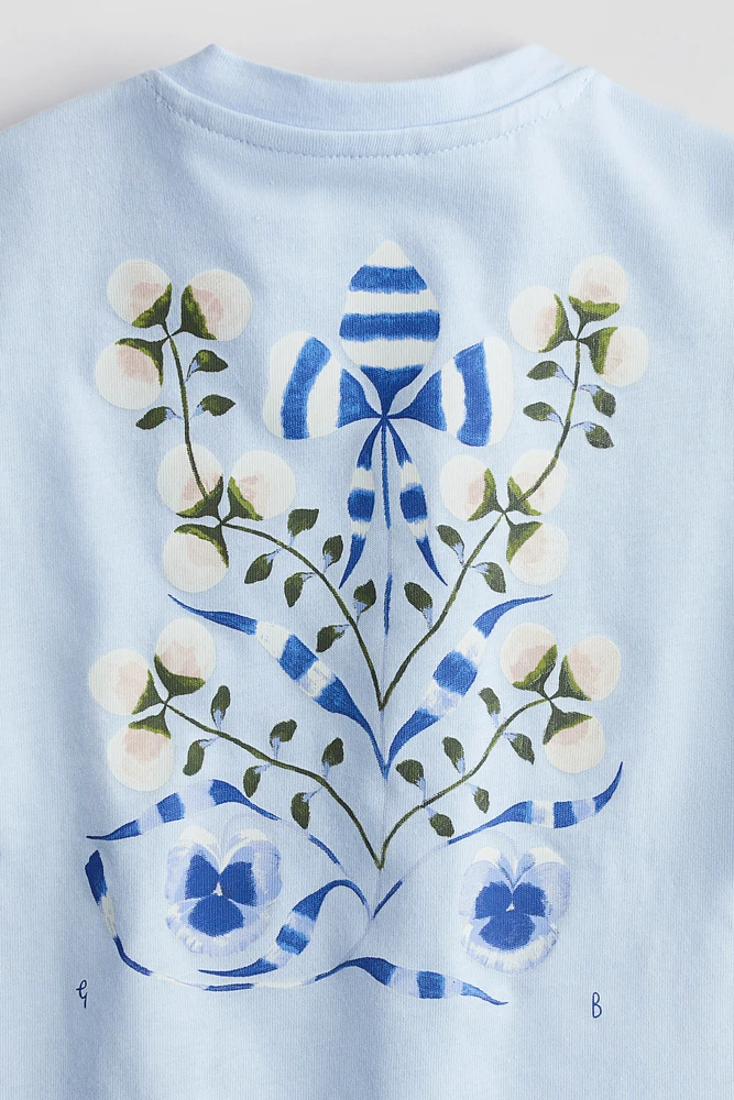 T-Shirt with Printed Motif