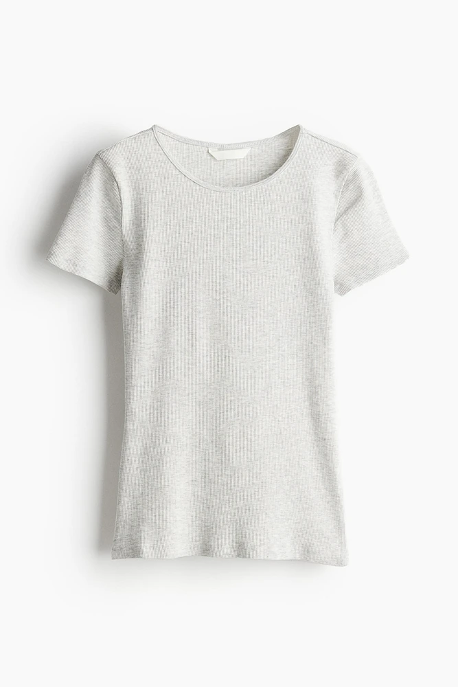 Ribbed T-shirt