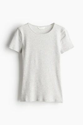 Ribbed T-shirt