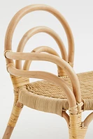 Children's Rattan Chaise