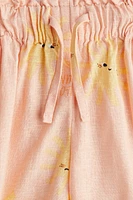 Linen-blend Shorts