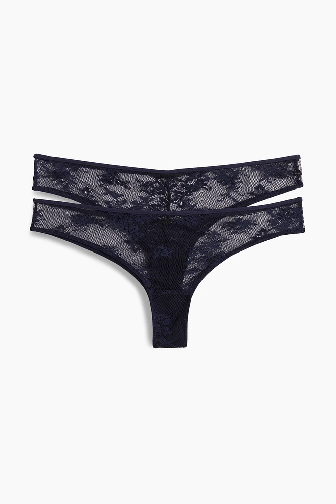 2-pack Lace Brazilian Briefs