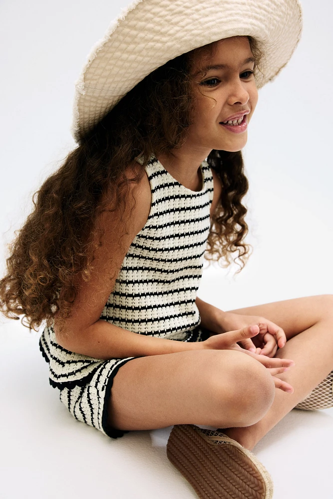 Camisole en tricot texturé