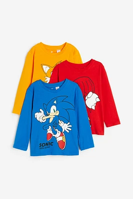 3-pack Long-sleeved T-shirts