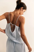 Linen-Blend Camisole Top