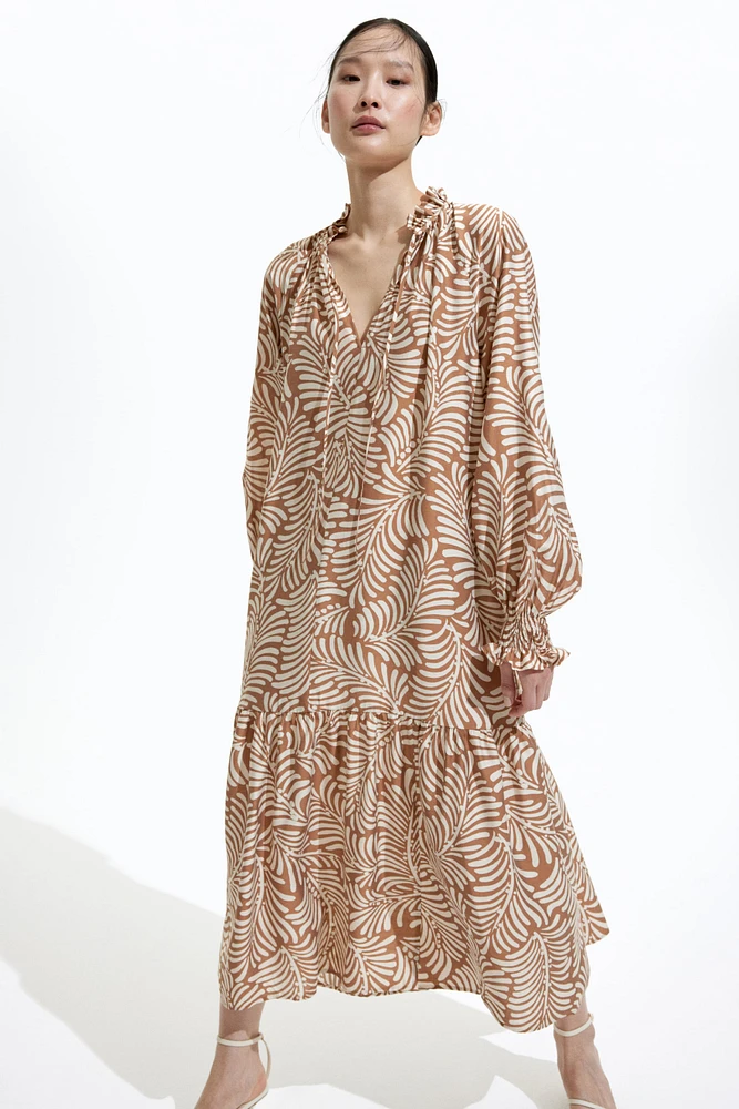 Ruffle-Collar Dress
