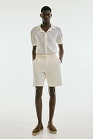 Regular-Fit Jacquard-Knit Resort Shirt