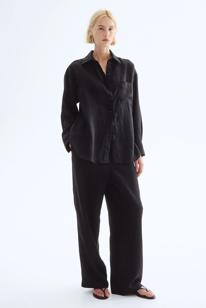 Chemise ample en lin