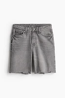 Baggy Low Denim Shorts