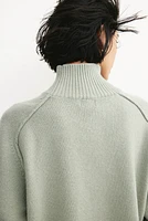 Mock Turtleneck Sweater