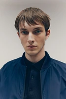 Regular-Fit Lightweight Bomber Jacket