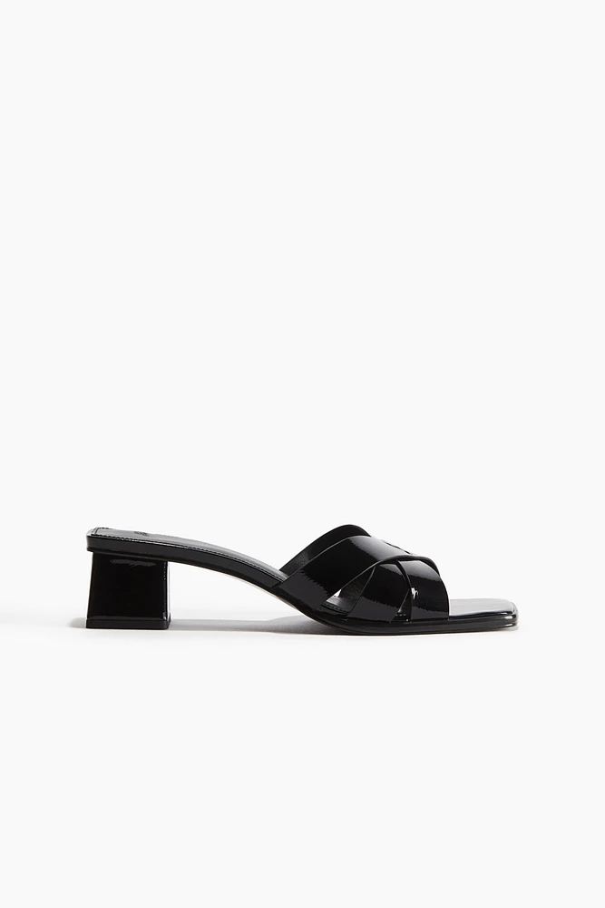 Block-Heeled Sandals