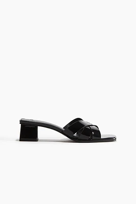 Block-Heeled Sandals