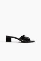 Block-Heeled Sandals