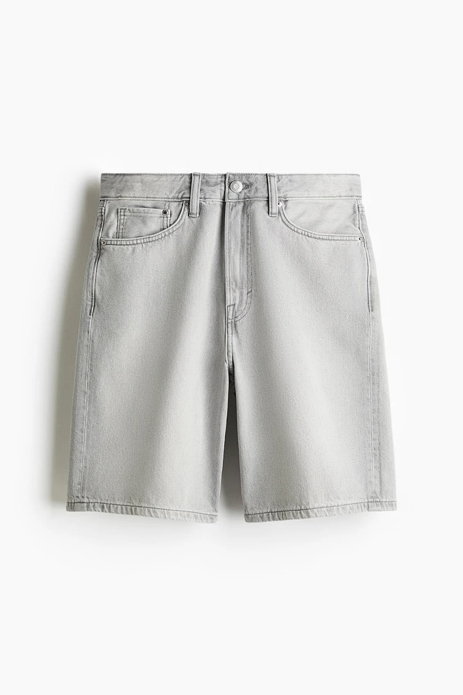 Relaxed Fit Denim Shorts