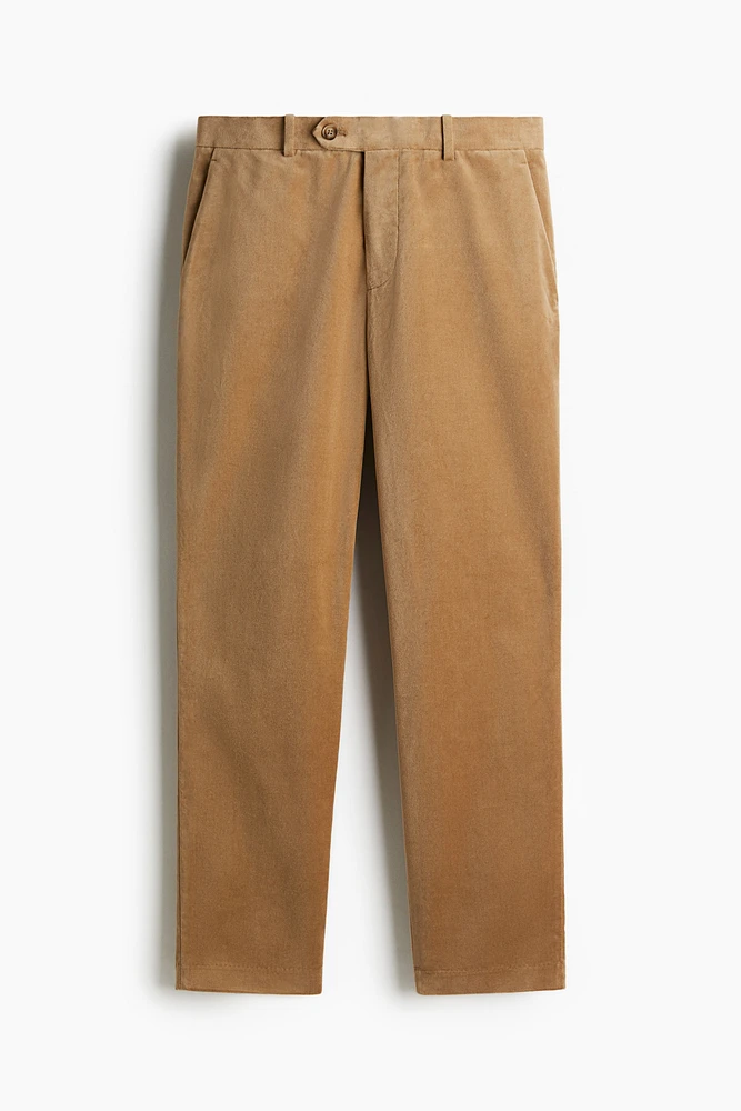 Regular Fit Velvet Pants