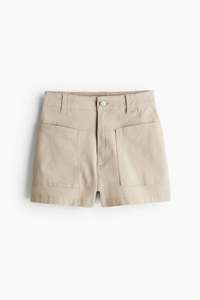 Twill Cargo Shorts