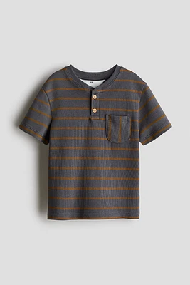 Cotton Henley T-shirt